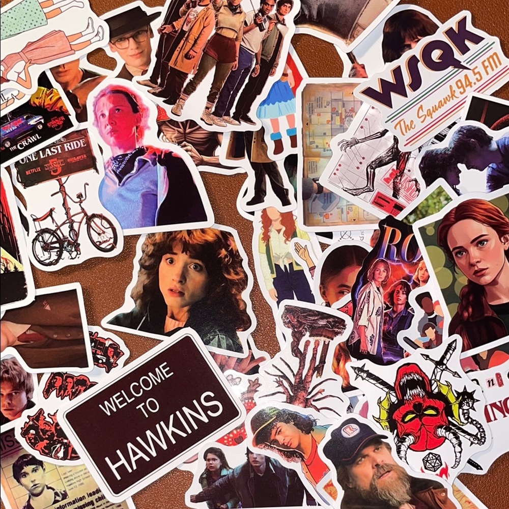 Stranger Things 5  The Last Ride Sticker Pack - 50